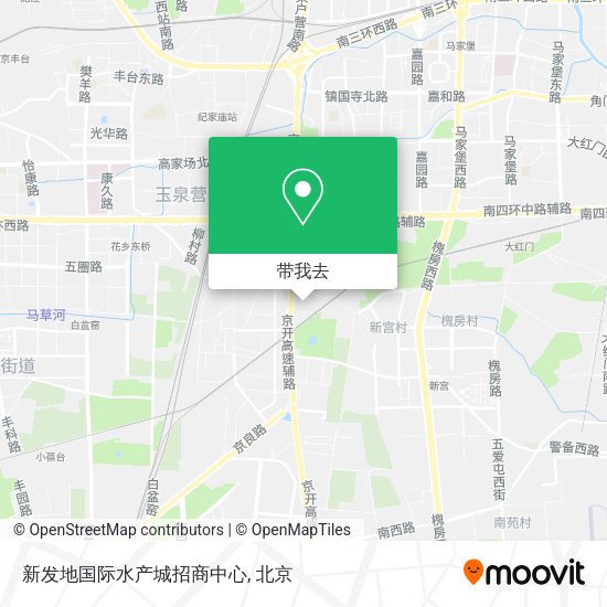 新发地国际水产城招商中心地图