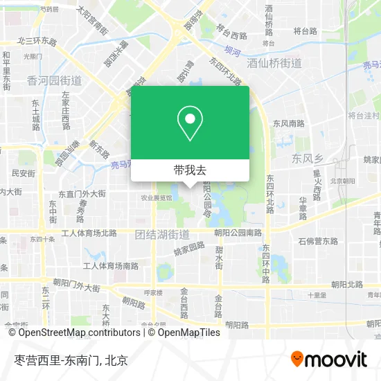 枣营西里-东南门地图