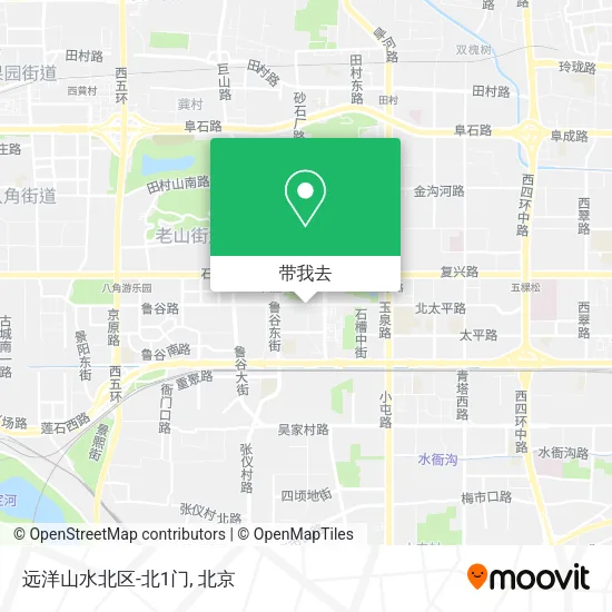 远洋山水北区-北1门地图