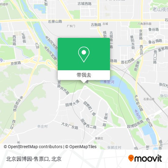 北京园博园-售票口地图