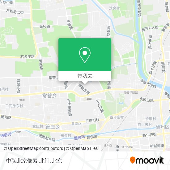 中弘北京像素-北门地图
