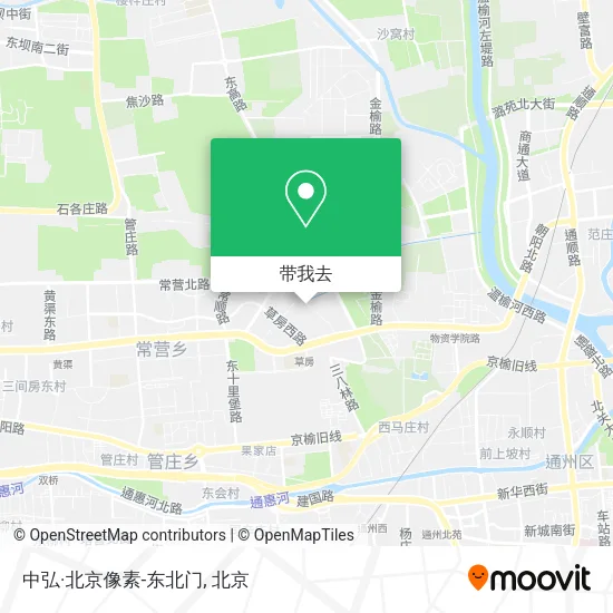 中弘·北京像素-东北门地图
