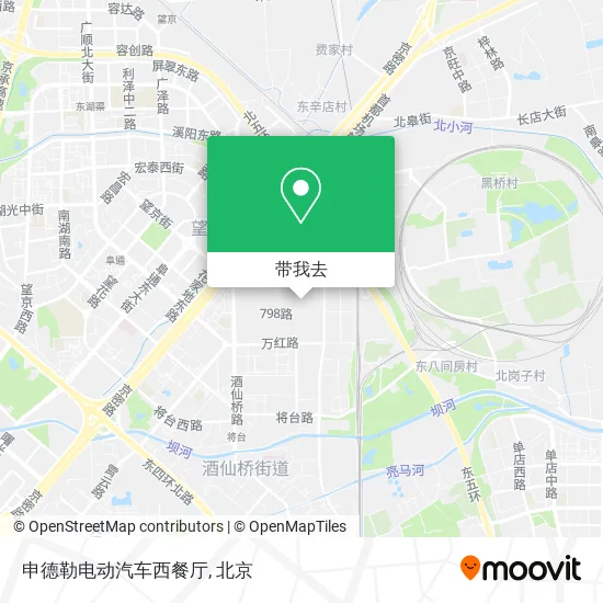 申德勒电动汽车西餐厅地图
