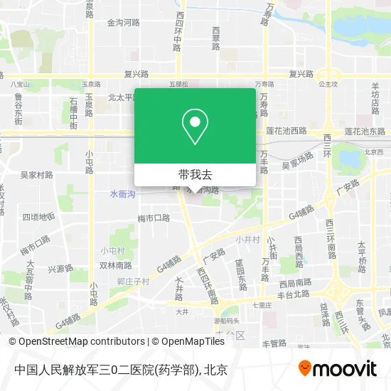 中国人民解放军三0二医院(药学部)地图