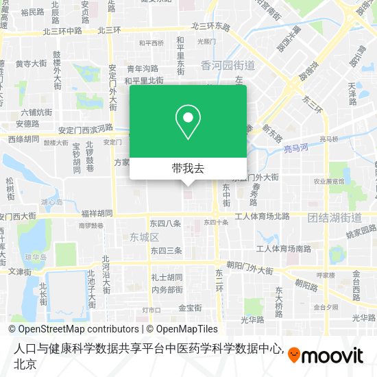 人口与健康科学数据共享平台中医药学科学数据中心地图