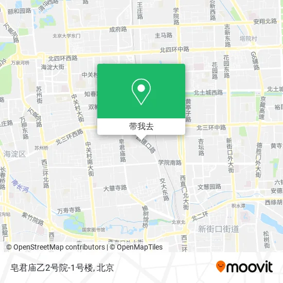 皂君庙乙2号院-1号楼地图