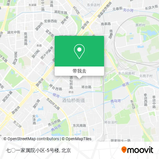 七〇一家属院小区-5号楼地图