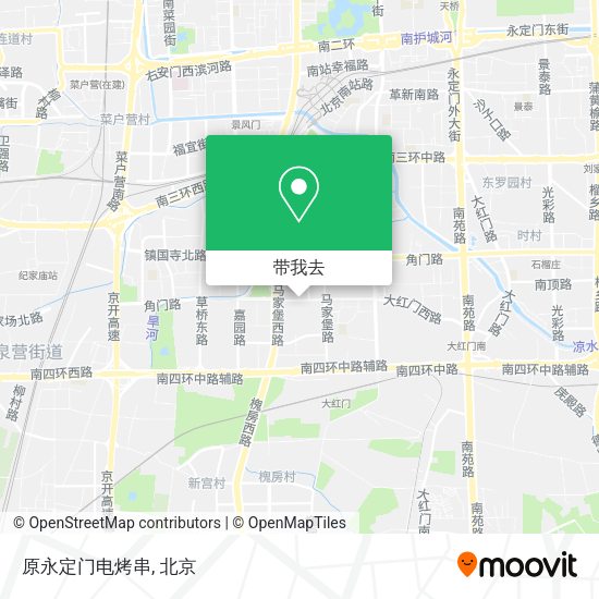 原永定门电烤串地图