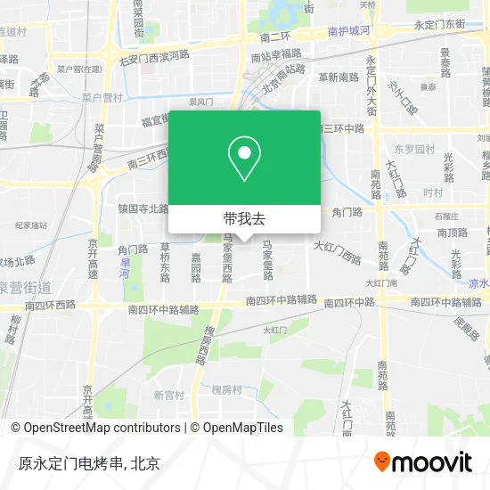 原永定门电烤串地图