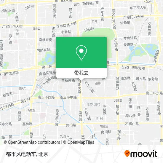 都市风电动车地图