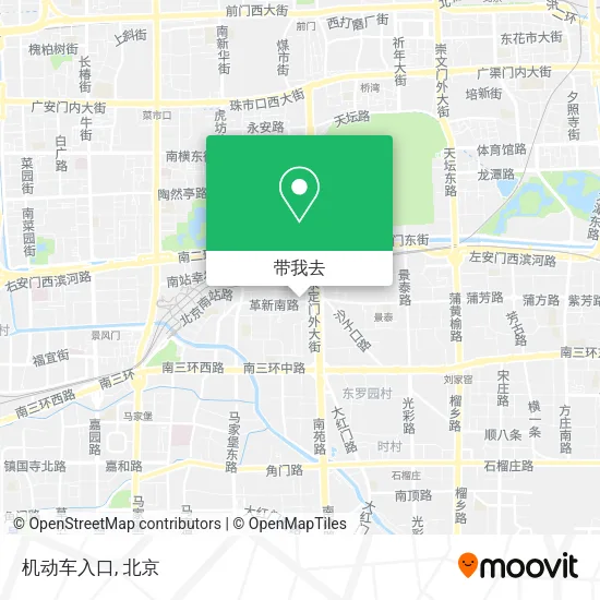 机动车入口地图