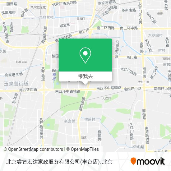 北京睿智宏达家政服务有限公司(丰台店)地图