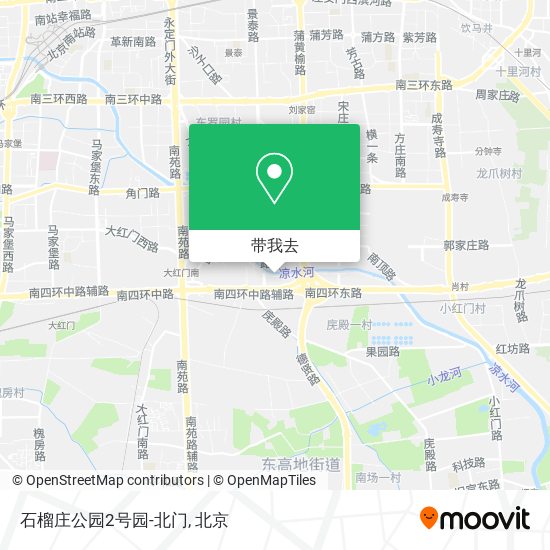 石榴庄公园2号园-北门地图