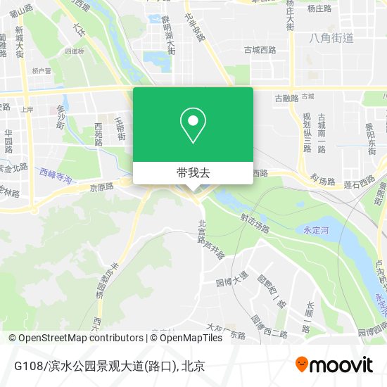 G108/滨水公园景观大道(路口)地图