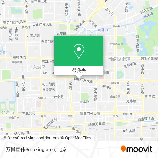万博宣伟Smoking area地图