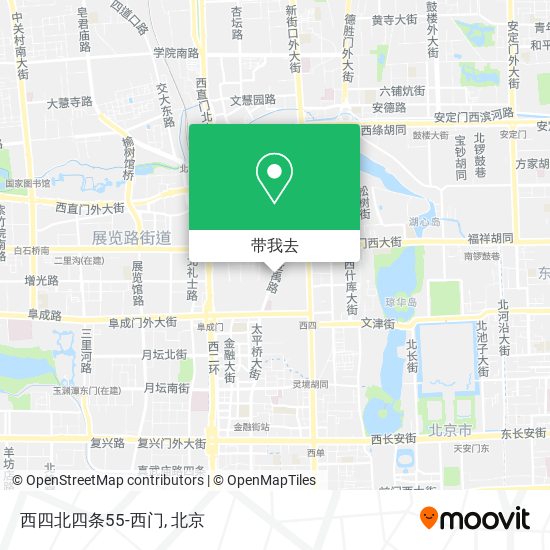 西四北四条55-西门地图