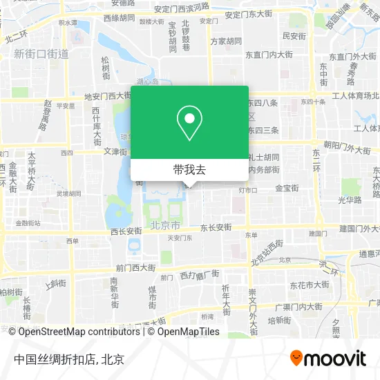 中国丝绸折扣店地图