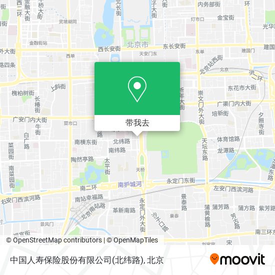 中国人寿保险股份有限公司(北纬路)地图