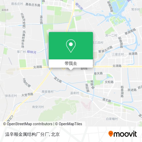温辛顺金属结构厂分厂地图
