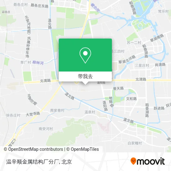 温辛顺金属结构厂分厂地图