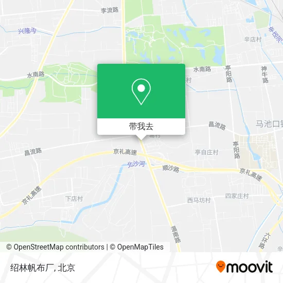 绍林帆布厂地图