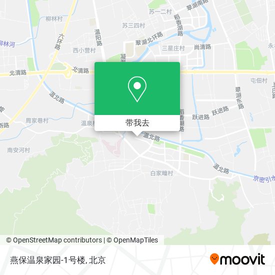 燕保温泉家园-1号楼地图