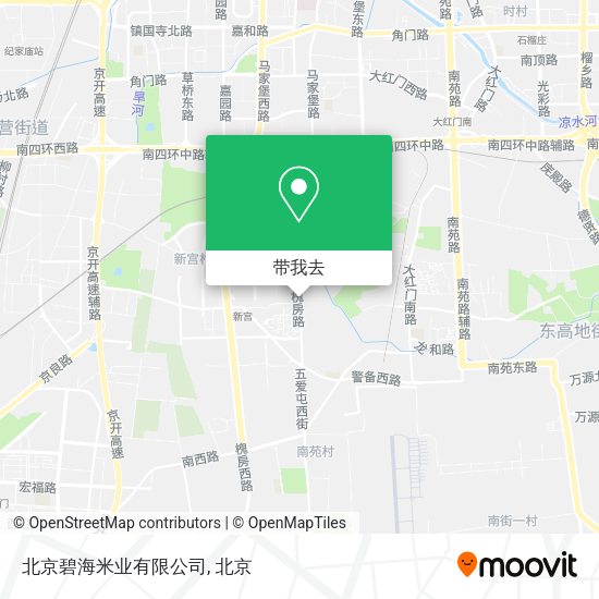 北京碧海米业有限公司地图