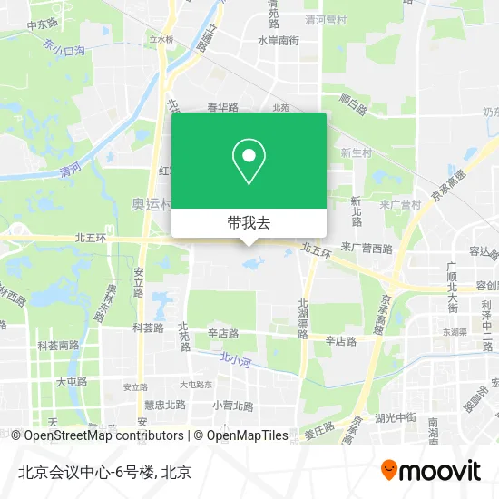 北京会议中心-6号楼地图