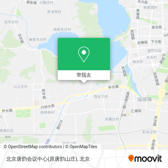 北京唐韵会议中心(原唐韵山庄)地图