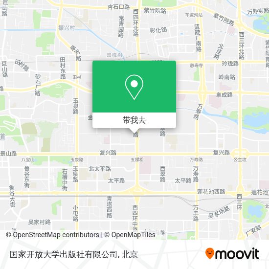 国家开放大学出版社有限公司地图
