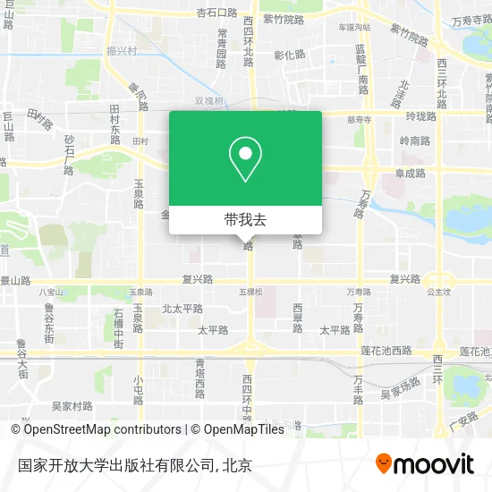 国家开放大学出版社有限公司地图