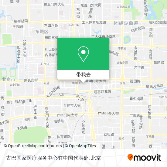 古巴国家医疗服务中心驻中国代表处地图