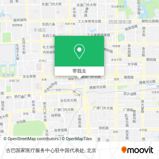 古巴国家医疗服务中心驻中国代表处地图