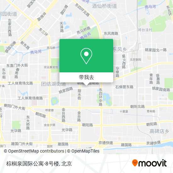 棕榈泉国际公寓-8号楼地图