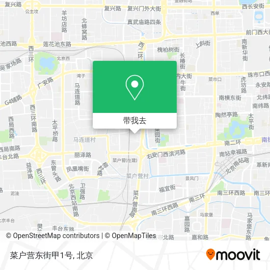 菜户营东街甲1号地图