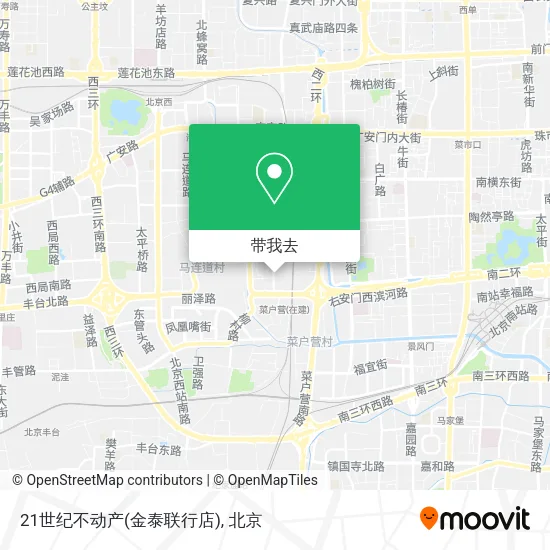 21世纪不动产(金泰联行店)地图