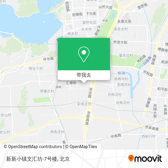 新新小镇文汇坊-7号楼地图