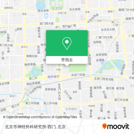 北京市神经外科研究所-西门地图
