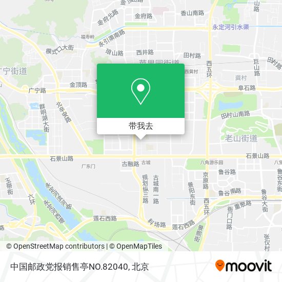 中国邮政党报销售亭NO.82040地图