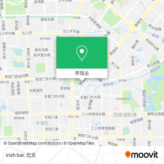 irish bar地图