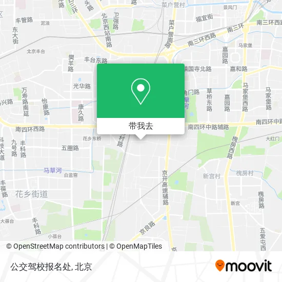 公交驾校报名处地图