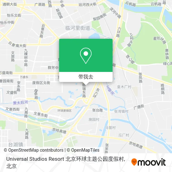 Universal Studios Resort 北京环球主题公园度假村地图