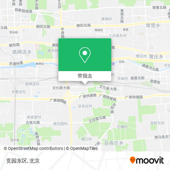 竞园东区地图