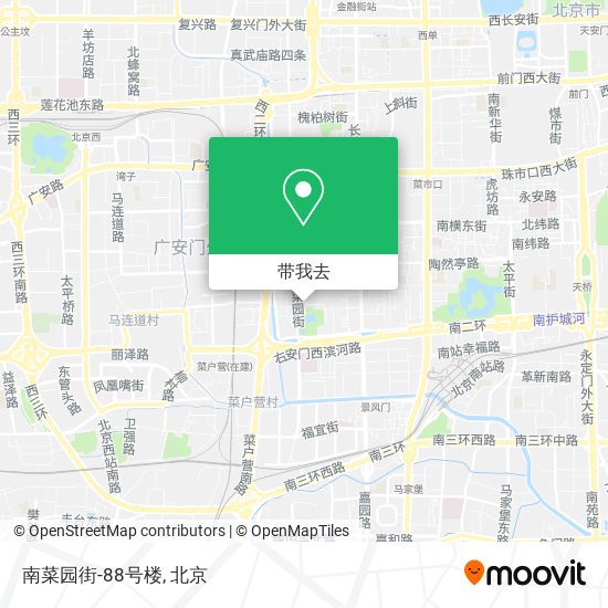 南菜园街-88号楼地图