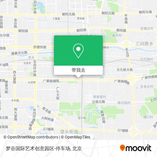 梦谷国际艺术创意园区-停车场地图
