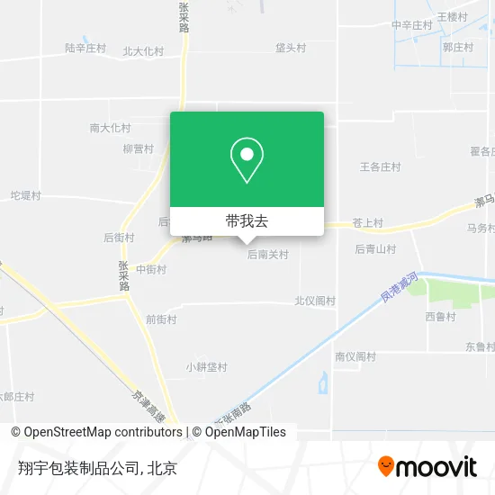 翔宇包装制品公司地图