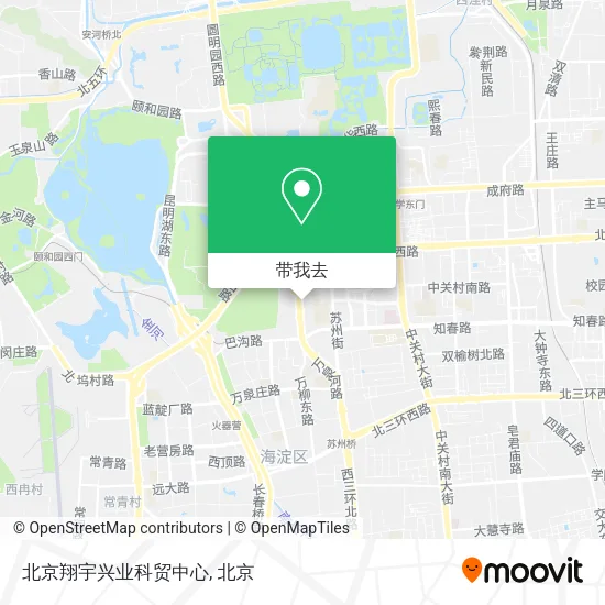 北京翔宇兴业科贸中心地图