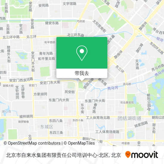 北京市自来水集团有限责任公司培训中心-北区地图