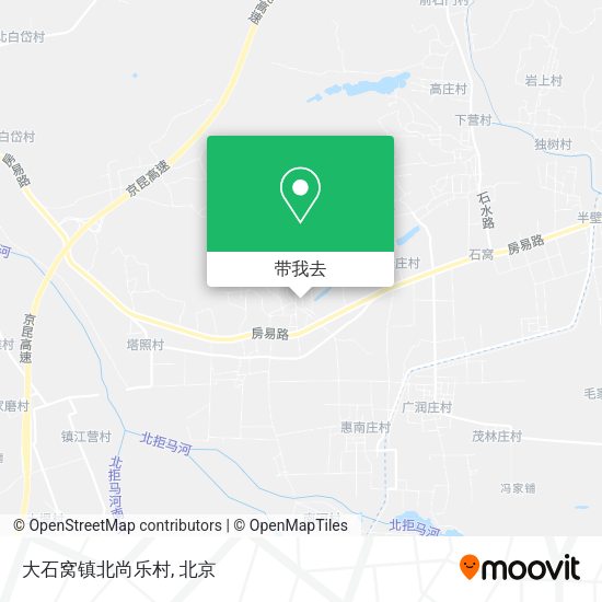 大石窝镇北尚乐村地图