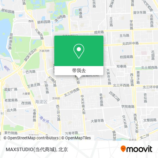 MAXSTUDIO(当代商城)地图